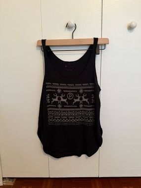 Pure Barre Christmas Reindeer Tank, Size S
